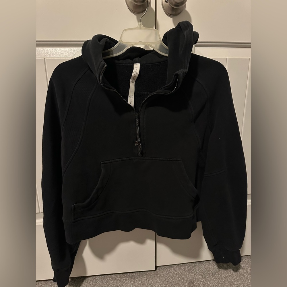 Lulu scuba half zip hoodie